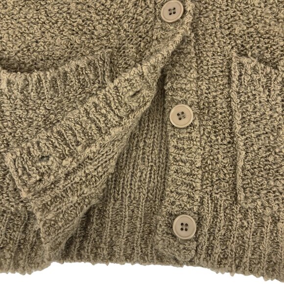 The Broadway Vintage Acrylic Gold Button-Down Cardigan Size L - Picture 5 of 6